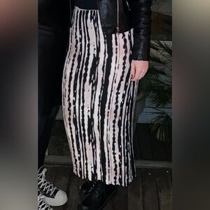 Topshop midi skirt in print
